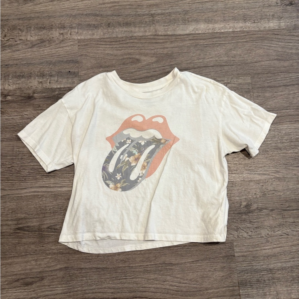 Rolling Stones Cropped Tee